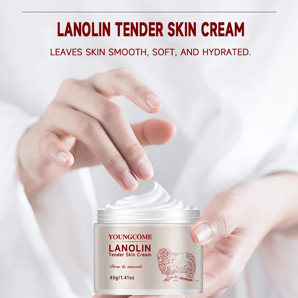 Pure Lanolin Moisturizing Cream for Dry and Sensitive Skin