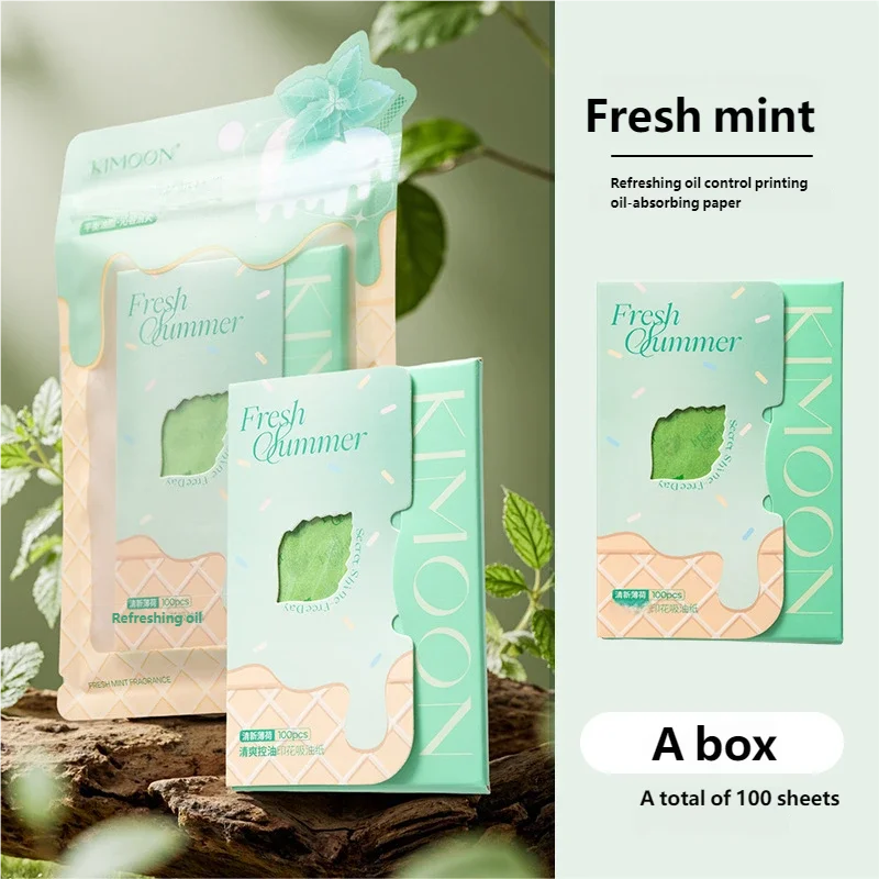 Oil-Absorbing Face Blotting Wipes for Shine Control - 10