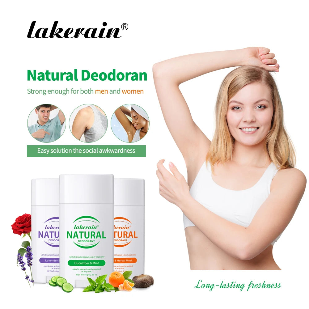 Natural Long-Lasting Solid Deodorant Balm