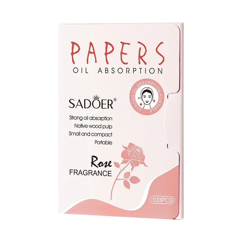 Oil-Absorbing Face Blotting Sheets for Oily Skin - 20