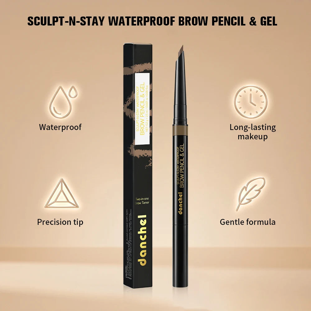 2-in-1 Waterproof Brow Pencil and Sculpting Gel