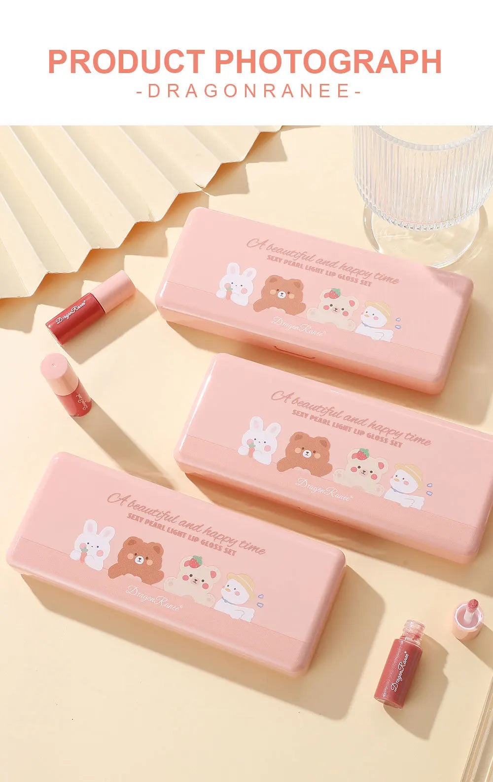 10-Piece Waterproof Moisturizing Lip Gloss Set - 11