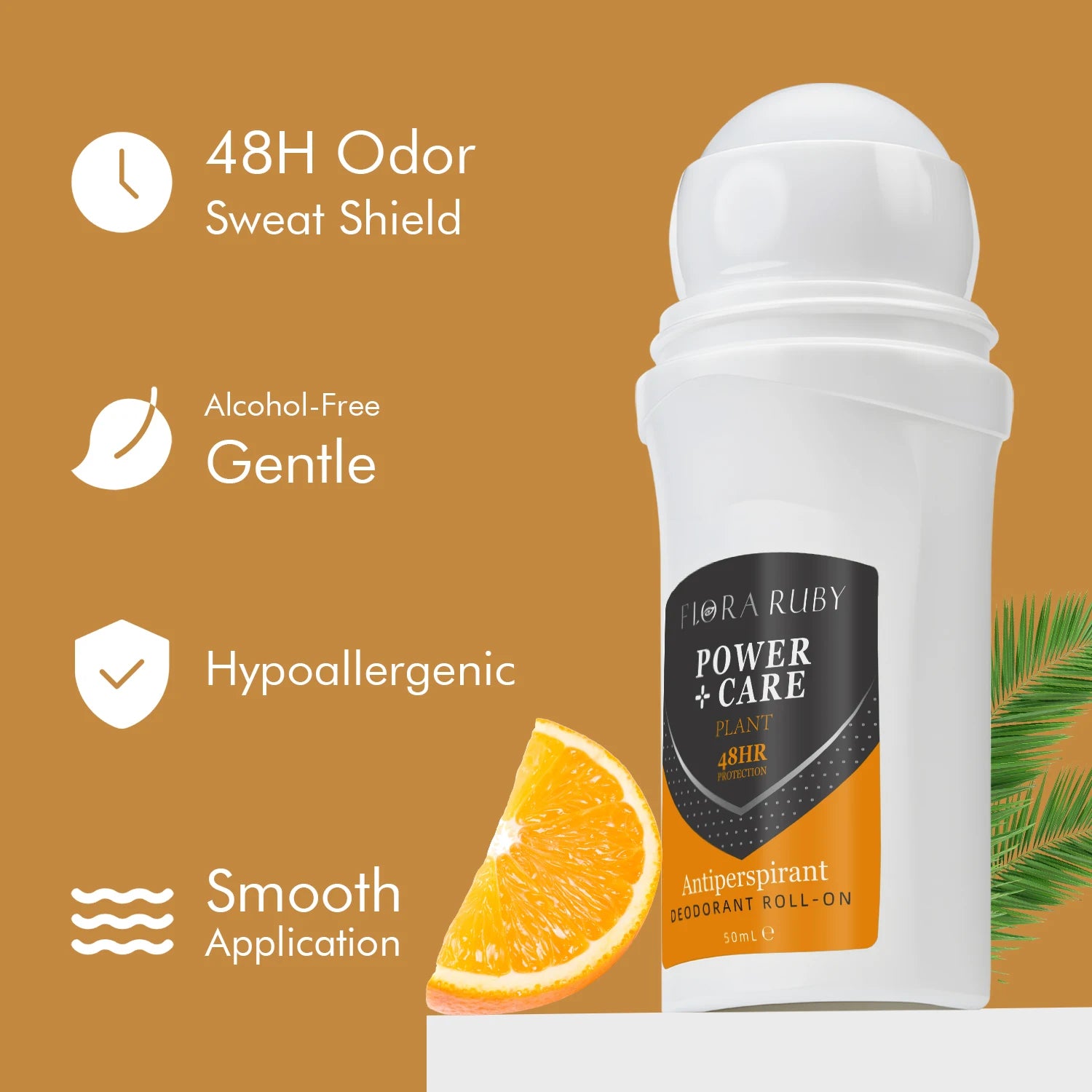 Long-Lasting Anti-Sweat Roll-On Deodorant