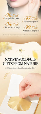 Oil-Absorbing Face Blotting Sheets for Oily Skin