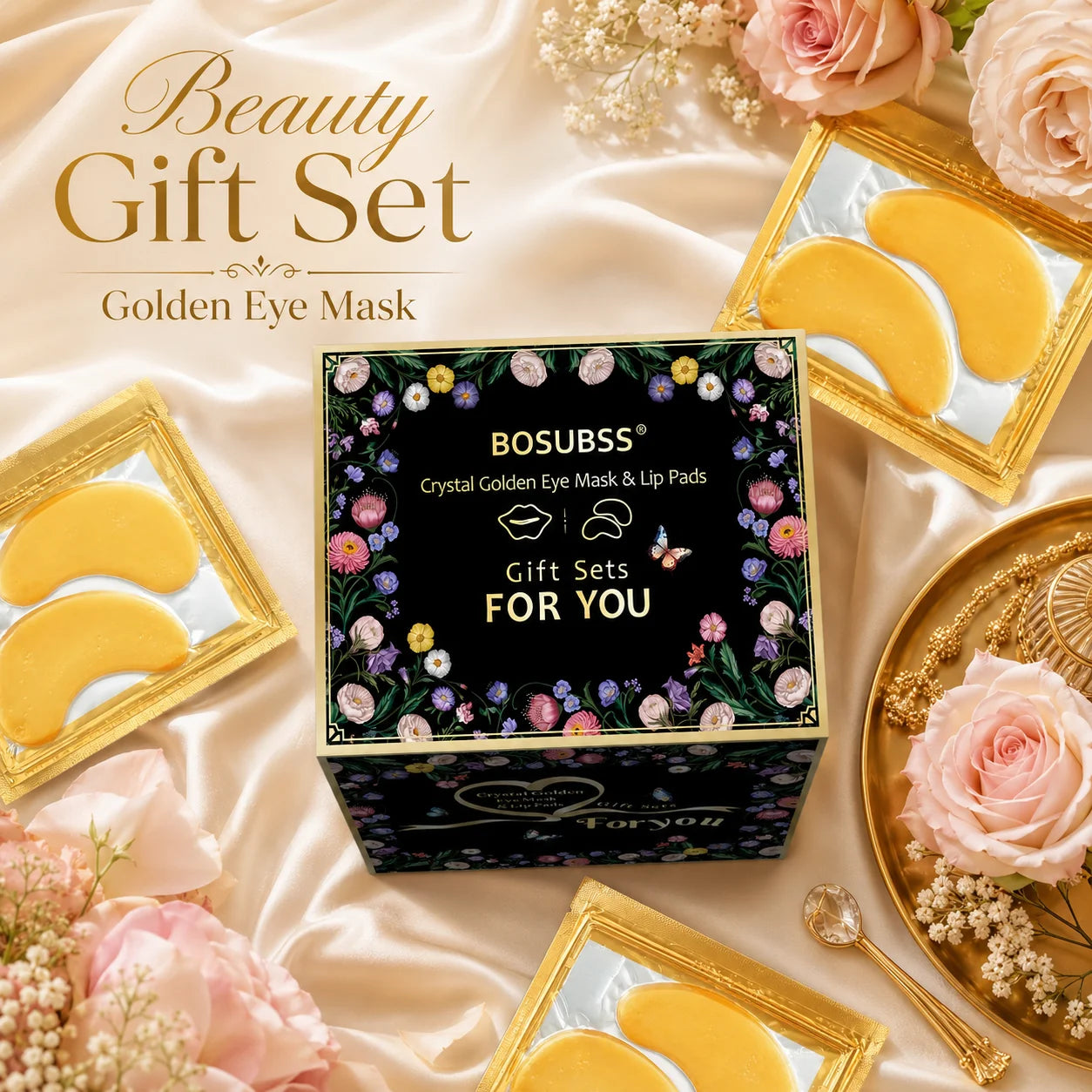Gold Collagen Eye Masks for Dark Circles and Puffiness - 10