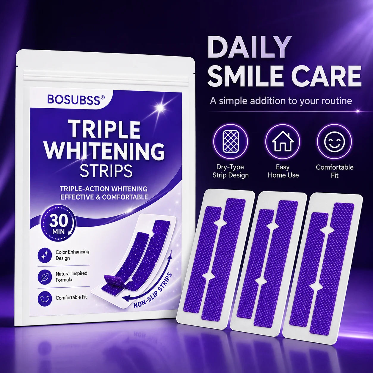 Professional At-Home Teeth Whitening Strips