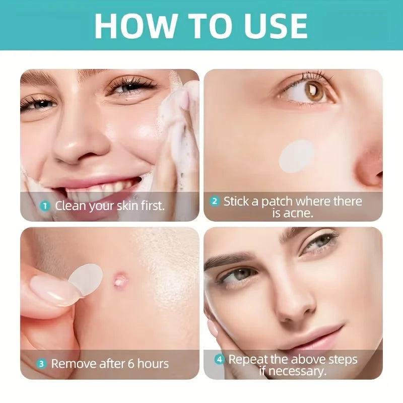 Invisible Hydrocolloid Acne Pimple Patches