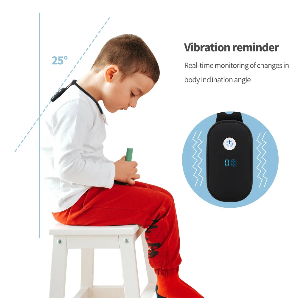 Smart Vibration Sensor Posture Corrector for Back Alignment