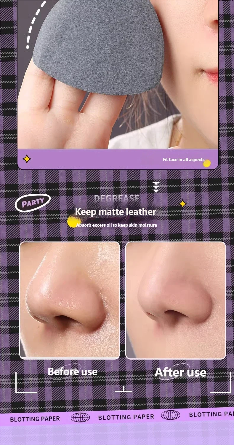 Oil-Absorbing Face Sheets with Mirror Case - 10