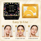 Gold Collagen Eye Masks for Dark Circles and Puffiness