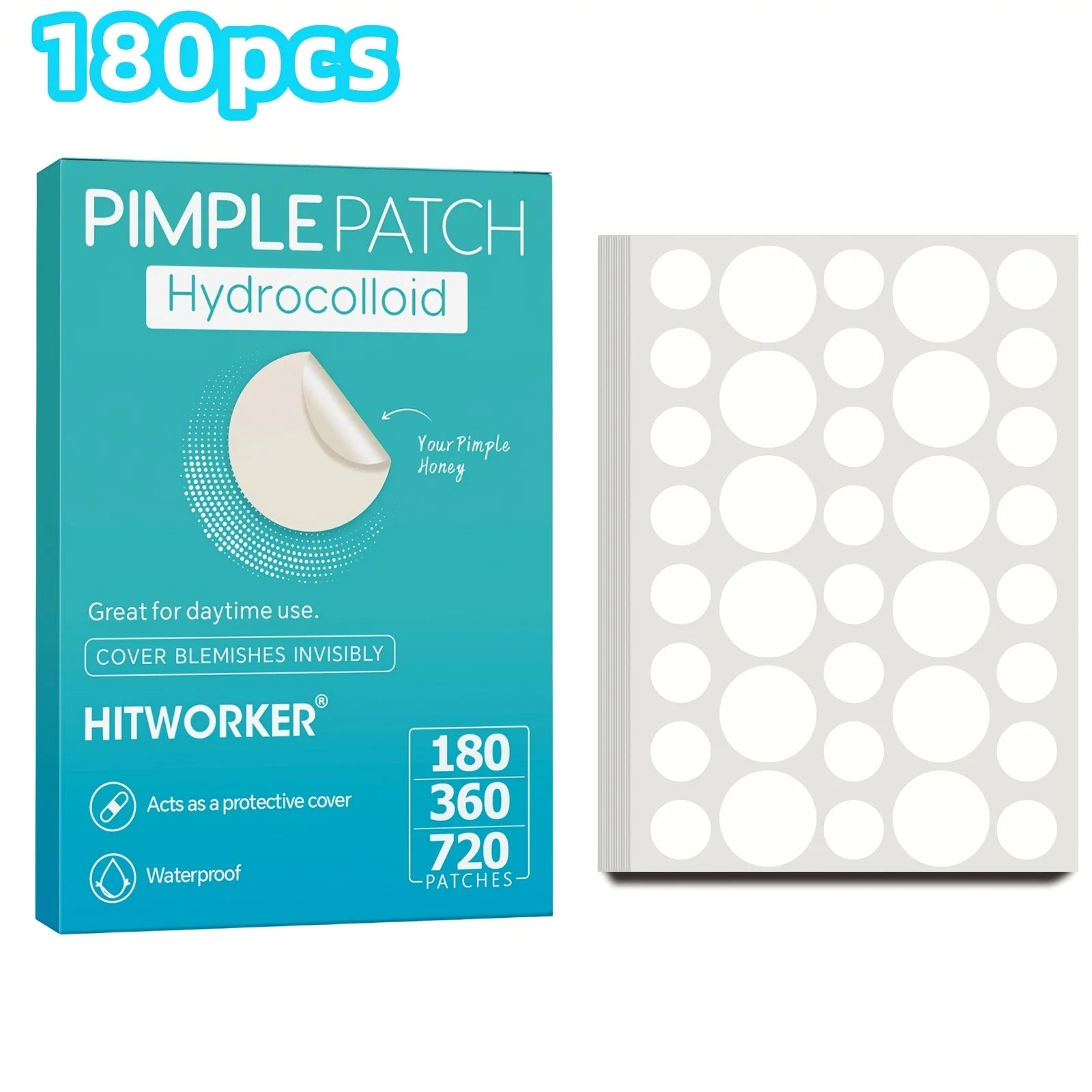 Invisible Hydrocolloid Acne Patch Set for Fast Blemish Healing - 13