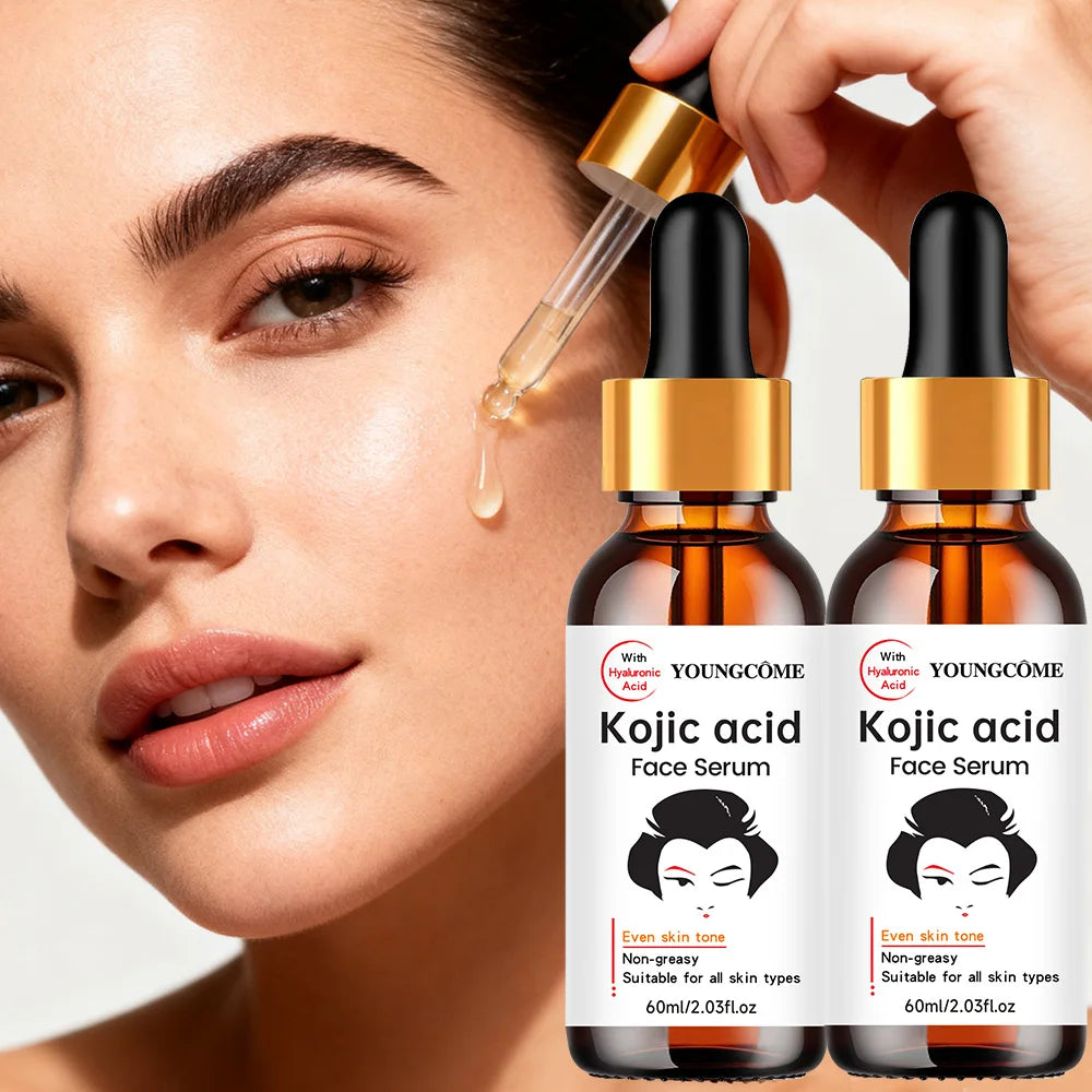 Brightening Kojic Acid Serum for Dark Spots and Even Skin Tone